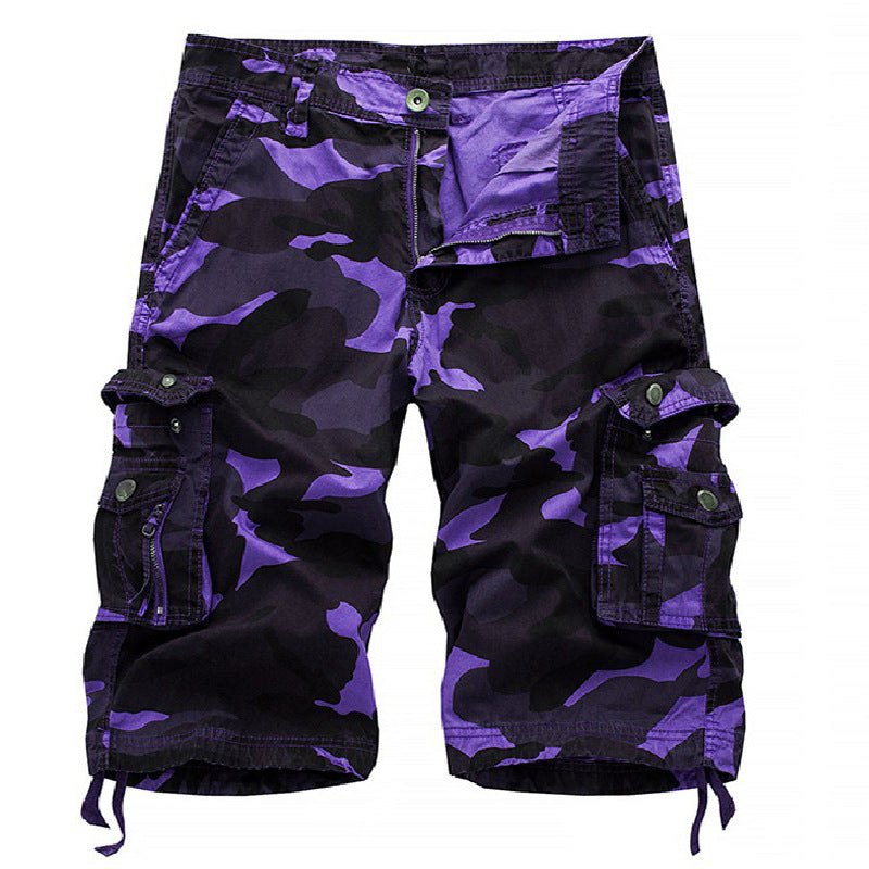 Herren Cargoshorts mit multifunktionalen Taschen und camouflagemuster Echoarchiv