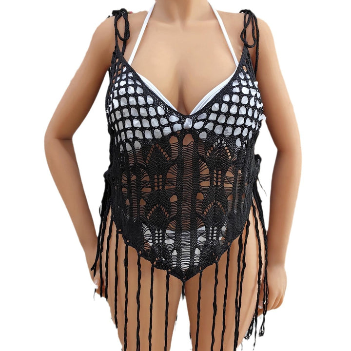 Damen Häkel-Bikinioberteil mit fransigen Details Echo Archiv