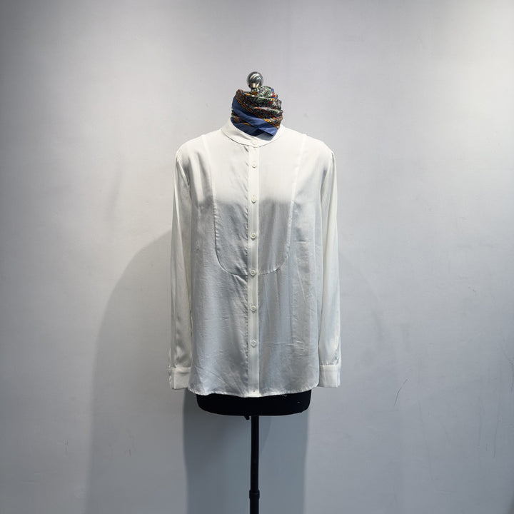 Damen Chic Knopf-bluse Echoarchiv