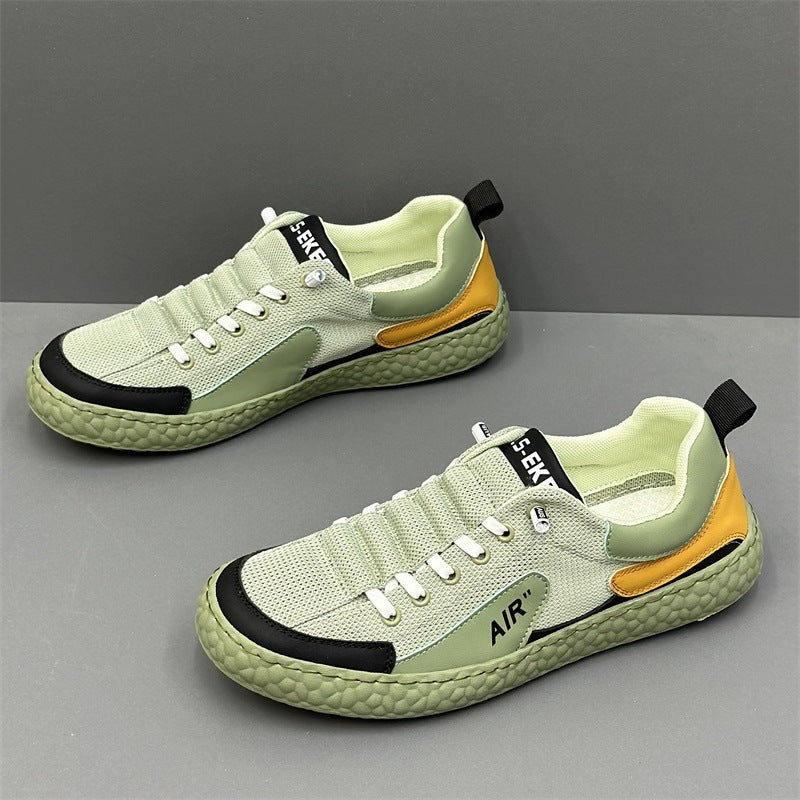 Herren Leichter atmungsaktiver Mesh-Sneaker mit strukturierter Air-Optik-Sohle Echoarhiv