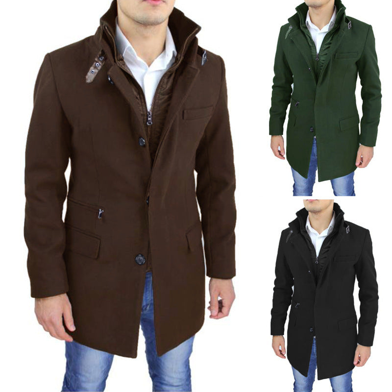 Herren modischer Warmjacke mit innovativem Innenfutter Echoarchiv