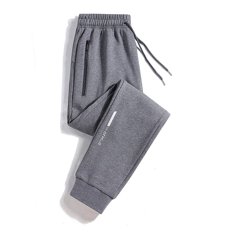 Herren Sportive Jogginghose mit Reißverschlusstasche, Kordelzug und elastischen Bündchen Echo Archiv