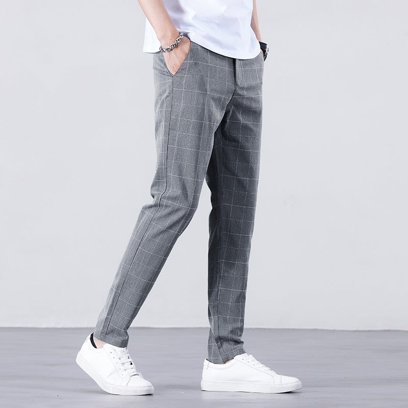 Herren Stylische Karohose Echo Archiv