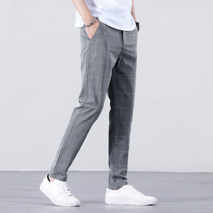 Herren Stylische Karohose Echo Archiv