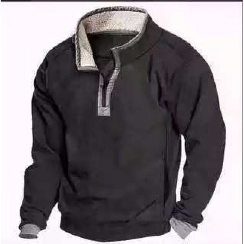 Herren Modischer Hoodie mit Kapuze und maritimem Druck Echoarchiv