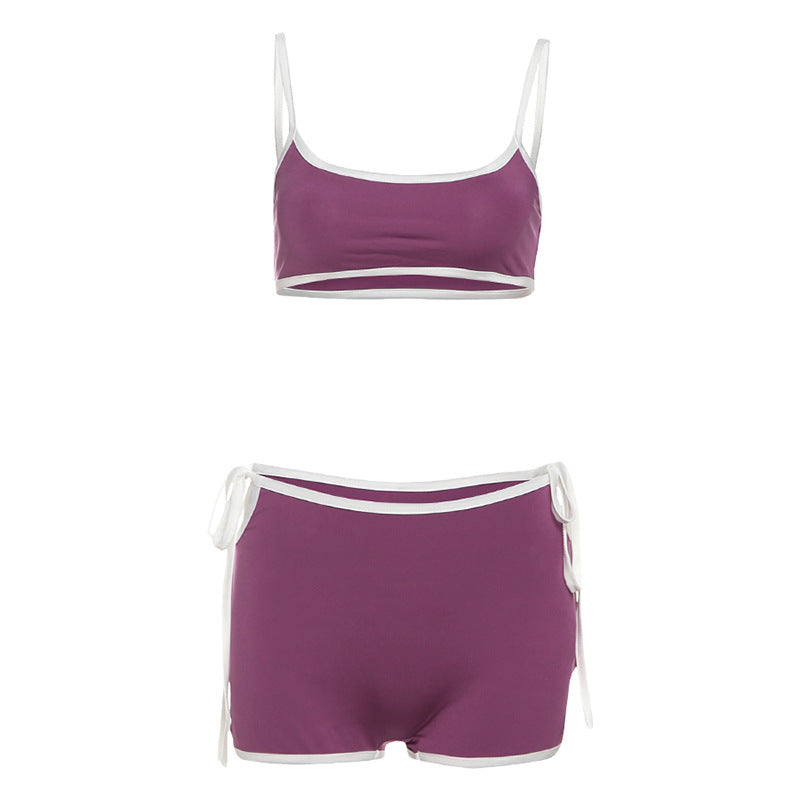 Damen Sportliches Bikini-Set mit verstellbaren Trägern und hochwertigen Materialien Echo Archiv