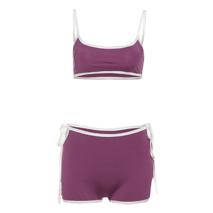 Damen Sportliches Bikini-Set mit verstellbaren Trägern und hochwertigen Materialien Echo Archiv