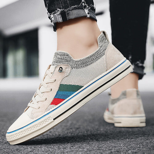 Damen Sneakers mit strapazierfähigem Obermaterial und rutschfester Gummisohle Echo Archiv