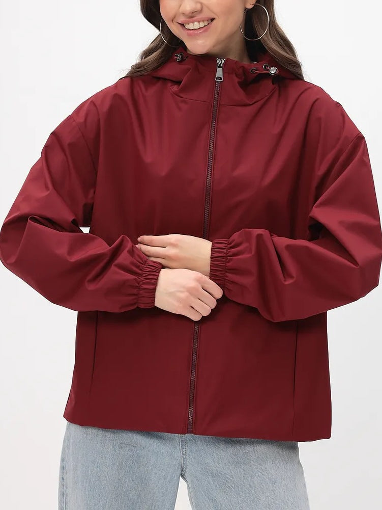 Damen Leichte Freizeitjacke mit Kapuze – Célinea
