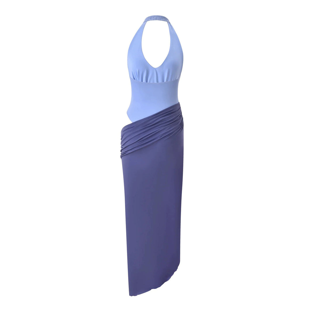 Damen Wickelkleid mit raffiniertem Halterneck Echo Archiv