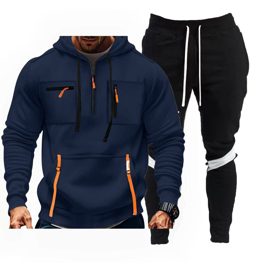 Herren sportliches Hoodie- und Jogginghosen-Set Echoarchiv
