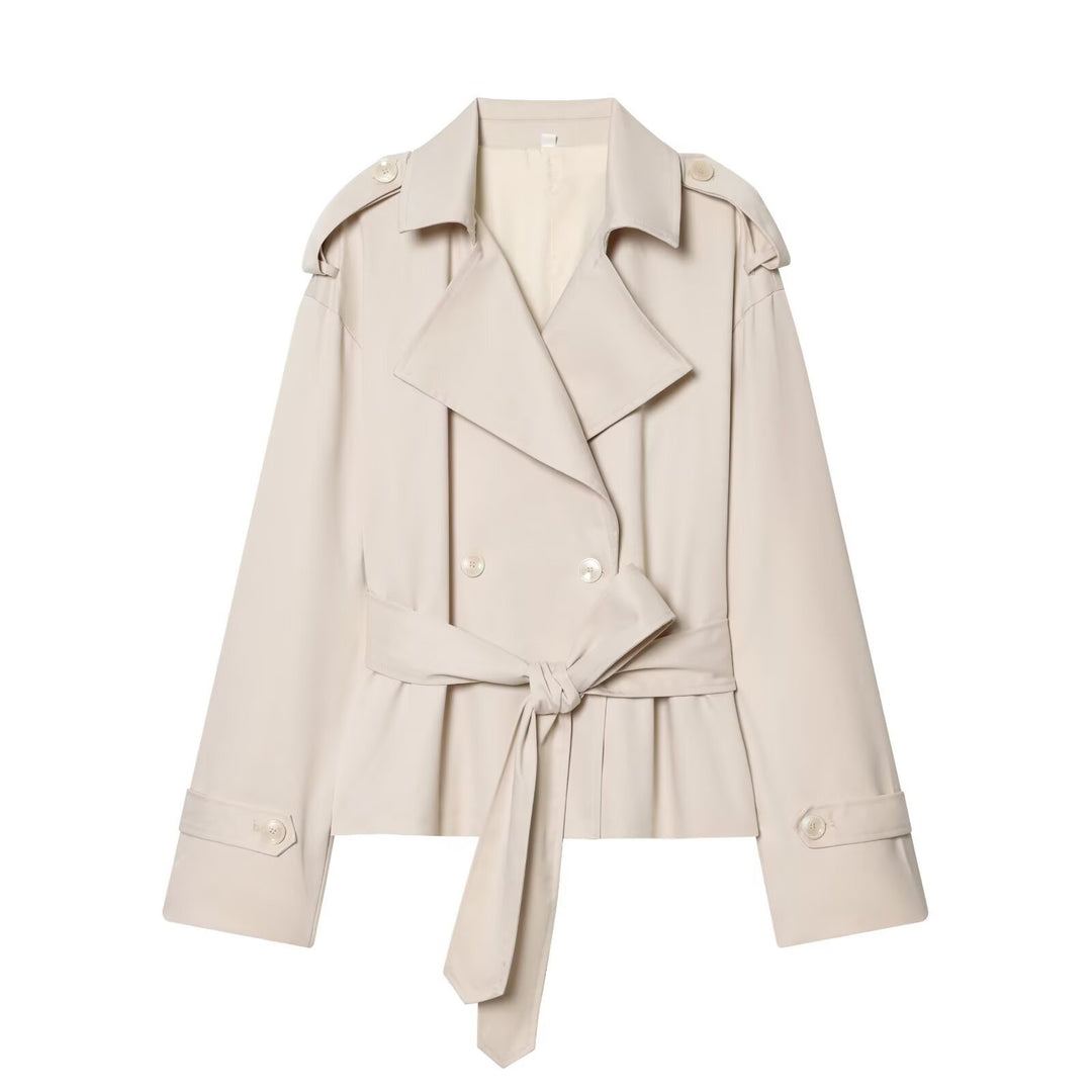 Damen Leichte wattierte Windjacke mit Stehkragen und Polka‑Dot‑Print Echo Archiv