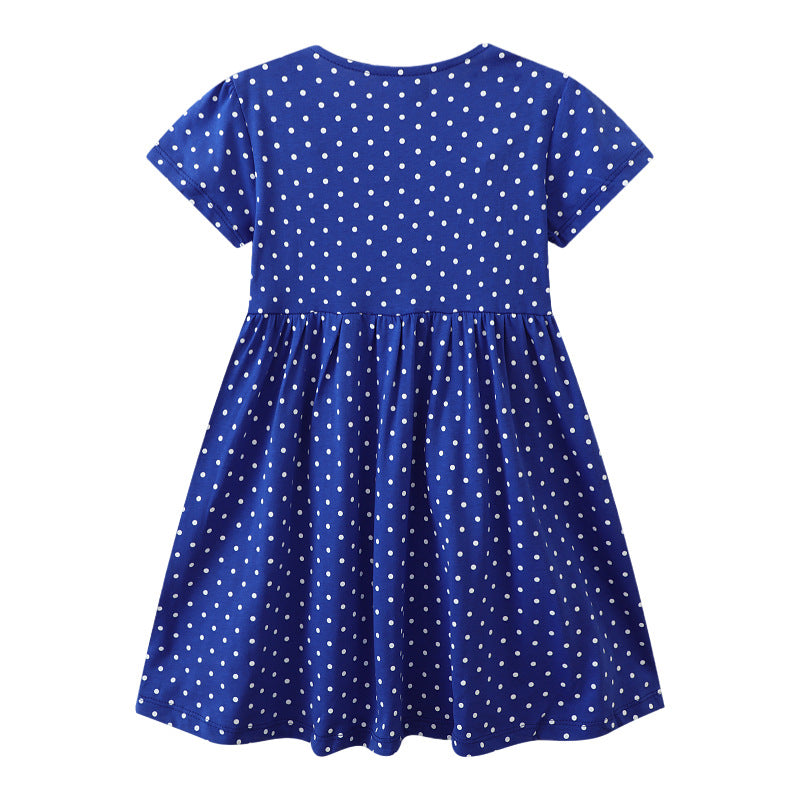 Mädchen Freizeitkleid mit niedlichem Dinosaurier-Motiv Echo Archiv