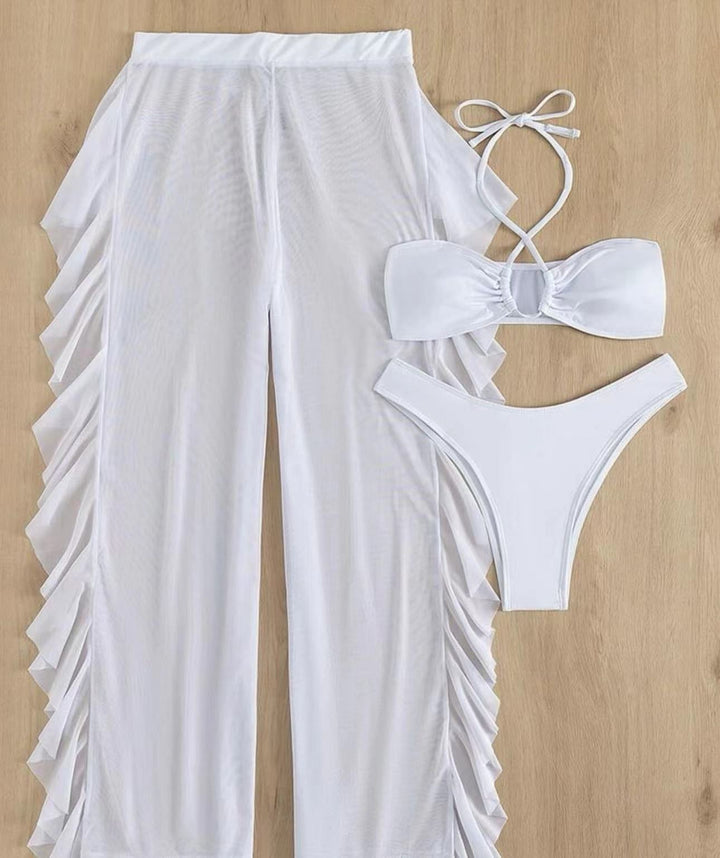 Damen Bikini-Set mit luftiger Rüschenhose Echo Archiv