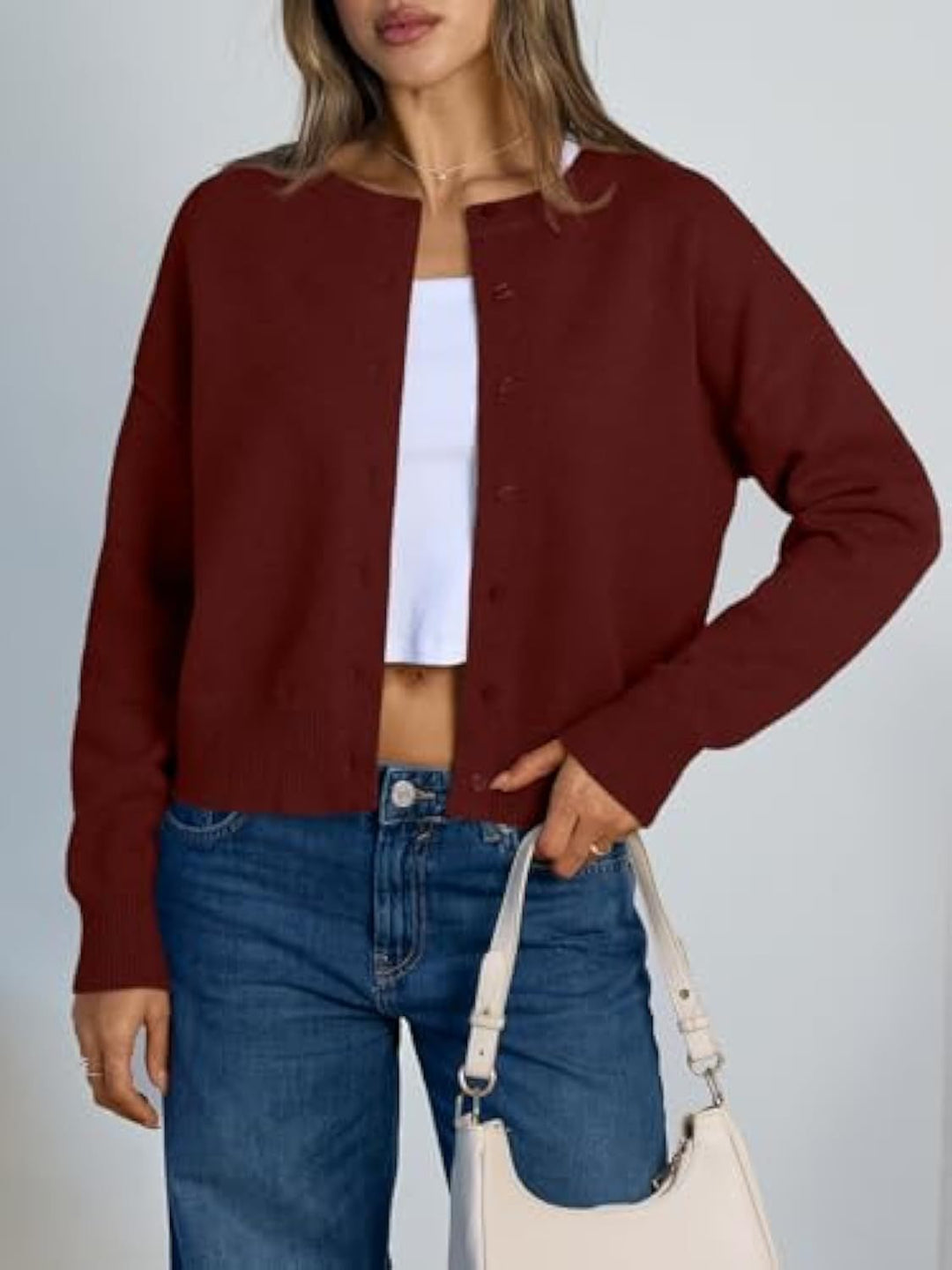 Damen Lockere Strickjacke Echo Archiv