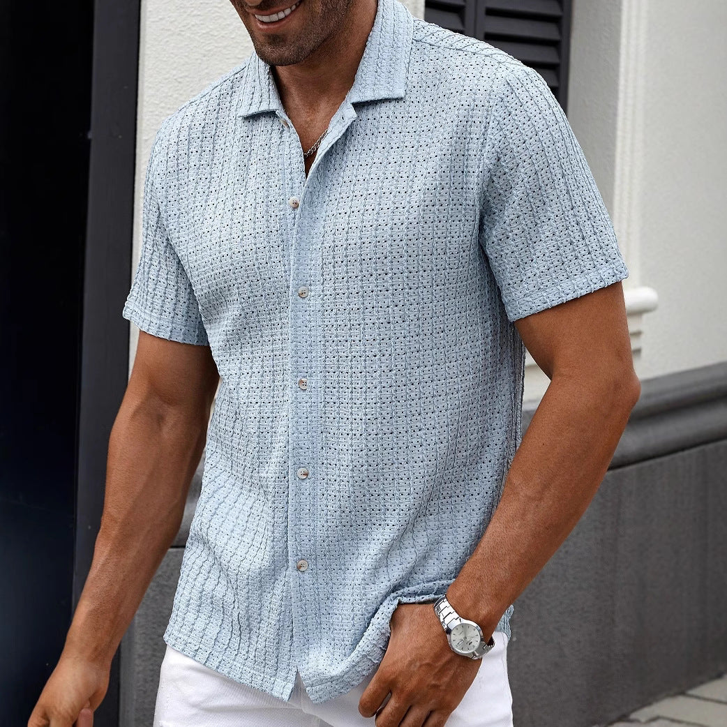 Herren Kurzarmhemd Echoarchiv
