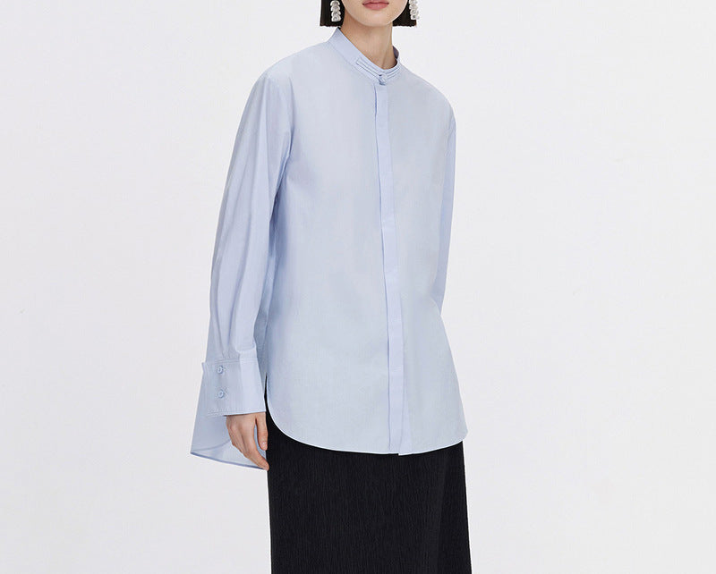 Damen Elegante und modische Oversized Bluse Echoarchiv