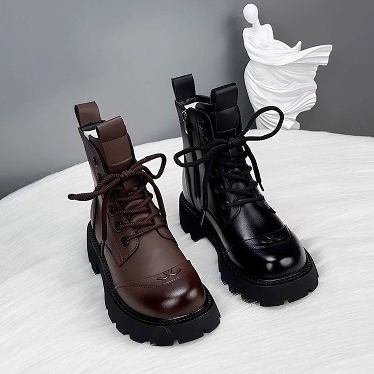 Damen Modische Ankle Boots mit Strapazierfähiger Sohle Echo Archiv