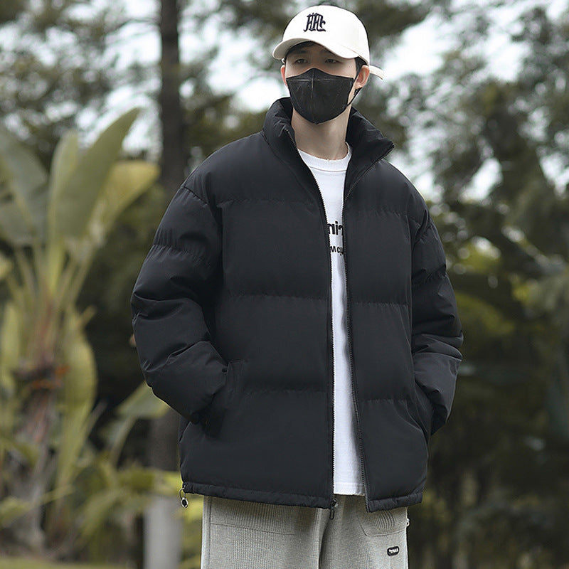 Herren isolierte Übergangsjacke mit hohem Kragen Echoarchiv