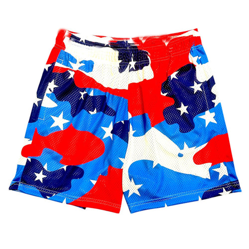 Jungen patriotische Camouflage-Badehose Echoarchiv