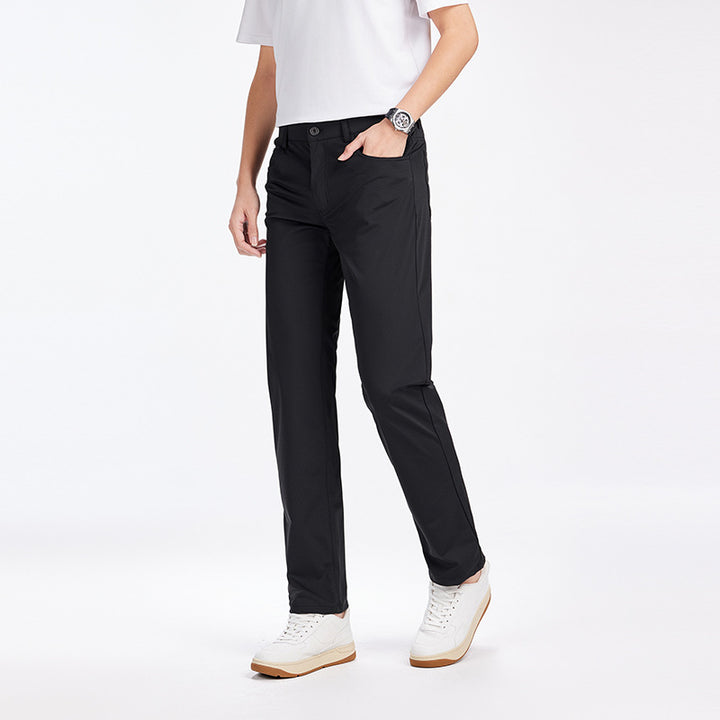 Herren Stretch-Chinohose mit praktischem Taschen-Design und schmaler Passform Echoarchiv