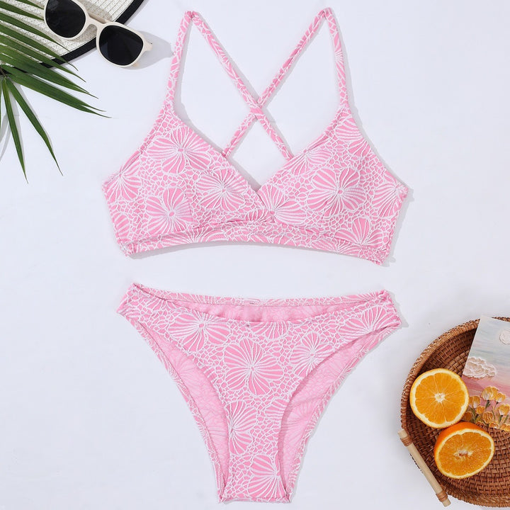 Damen Bikini-Set mit floralem Design und komfortablem Schnitt Echo Archiv