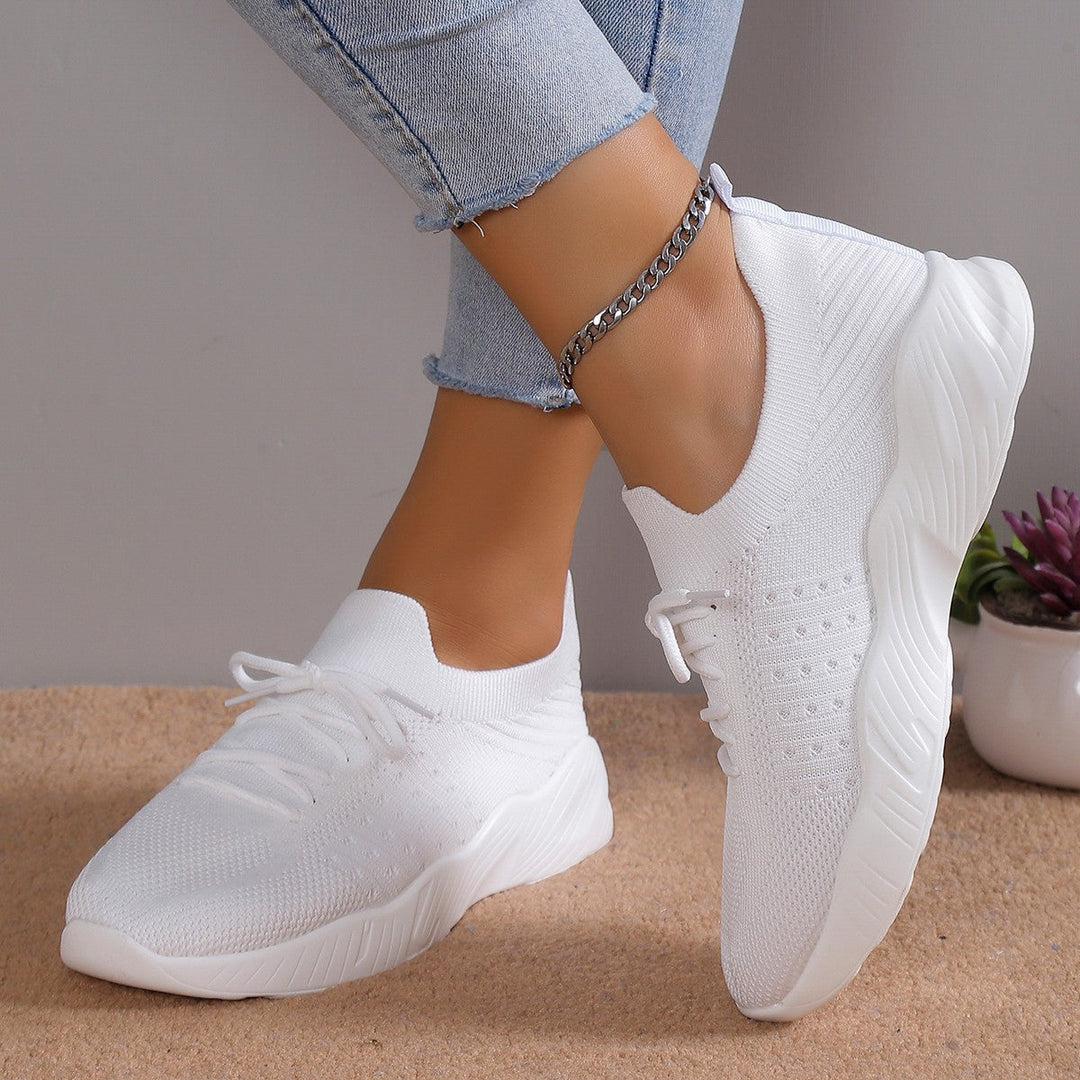 Damen atmungsaktive Slip-On Sportschuhe mit flexiblem Obermaterial – Lioré