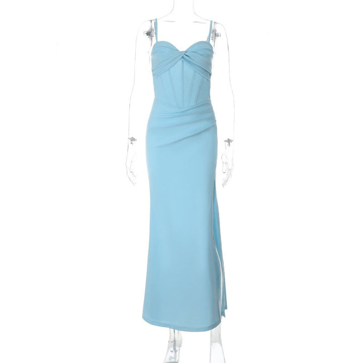Damen Figurbetontes Maxikleid mit elegantem Wickeldesign Echo Archiv