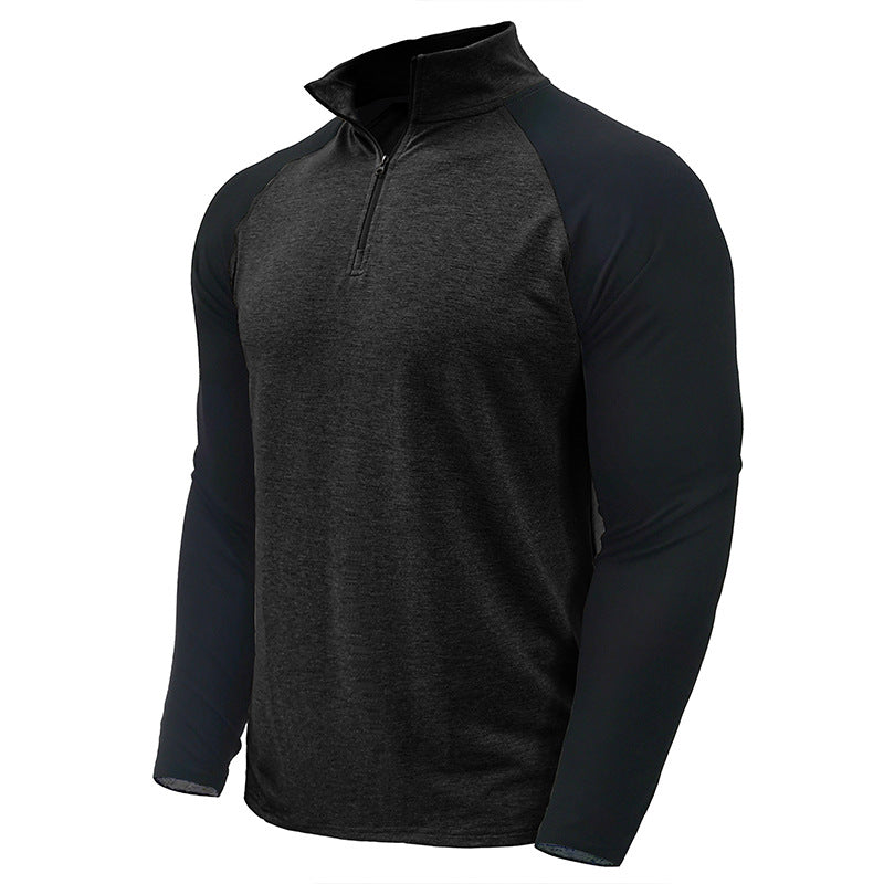 Herren Sportlicher Stehkragenpullover Echoarchiv