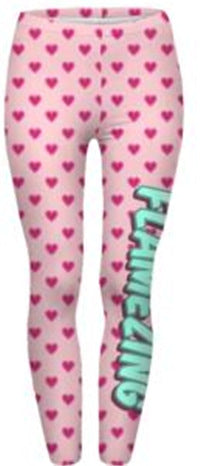 Damen Mandala-Ombre Leggings mit hohem Bund und formendem Stretch echoarchiv-