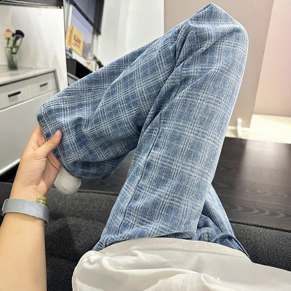 Damen Lässige Karohosen Echo Archiv
