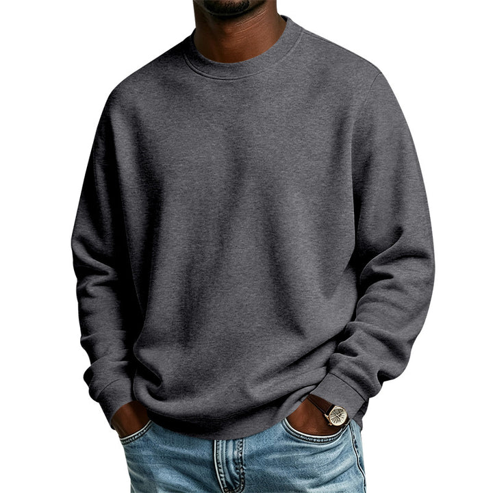 Herren Oversize-Sweatshirt mit Rundhalsausschnitt, weicher French-Terry und Rippbündchen Echoarchiv
