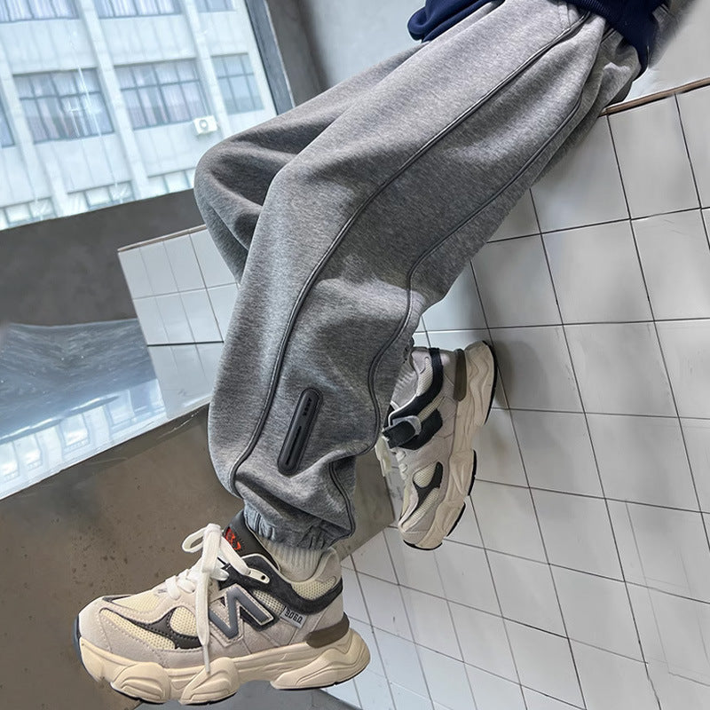 Herren Sportliche Fleece-Hose Echo Archiv