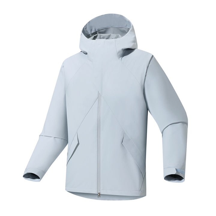 Herren Urbaner Softshell-Trekkingparka mit nahtversiegelter Wetterschutzmembran und anatomischer Kapuze Echo Archiv