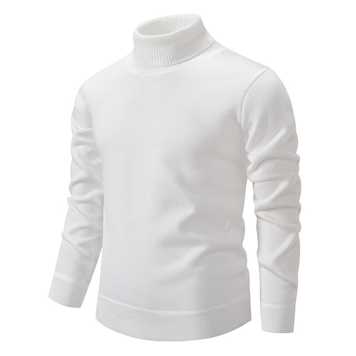 Herren schicker Rollkragenpullover aus hochwertiger Baumwolle Echoarchiv