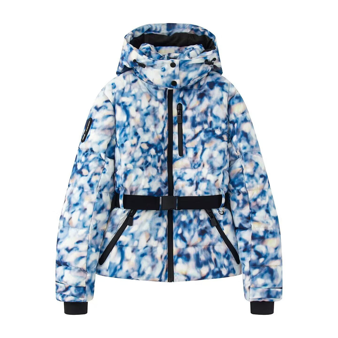 Damen Funktionaler Utility-Overall mit Reißverschlüssen und Taillengürtel Echoarchiv