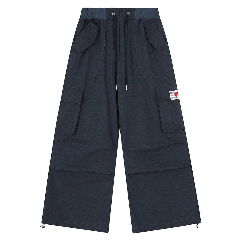 Damen Weitgeschnittene Cargo-Hose Echoarchiv 1787981945