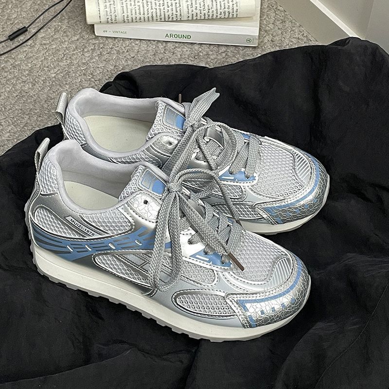 Damen Leichte Mesh-Lauf- und Freizeit-Sneaker mit profilierter Gummilaufsohle – Névara