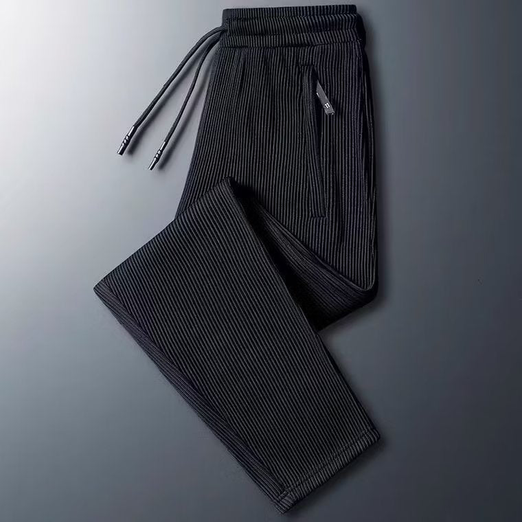 Herren Sportliche Zip-Hose mit Streifen Echoarchiv