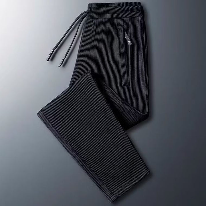 Herren Sportliche Zip-Hose mit Streifen Echoarchiv