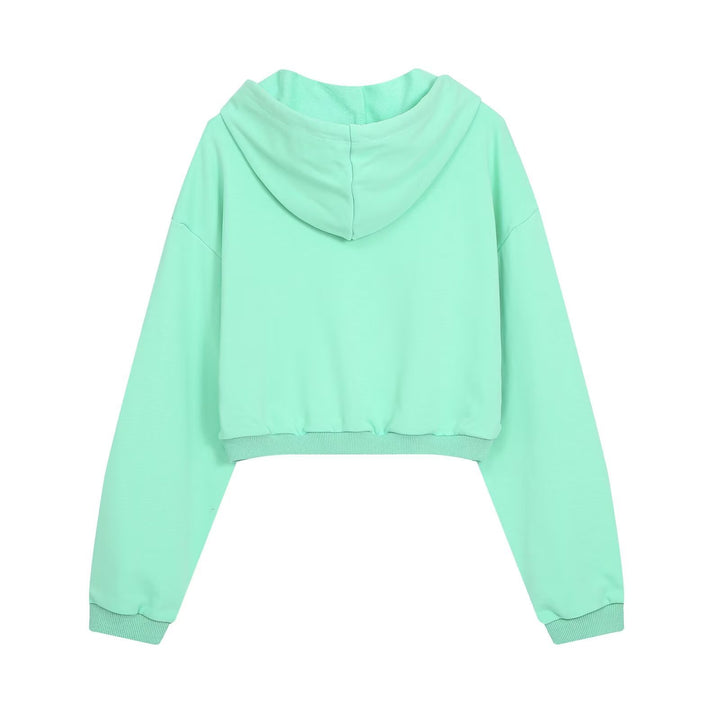 Damen Cropped-Hoodie und Palazzo-Loungehose Set Echo Archiv
