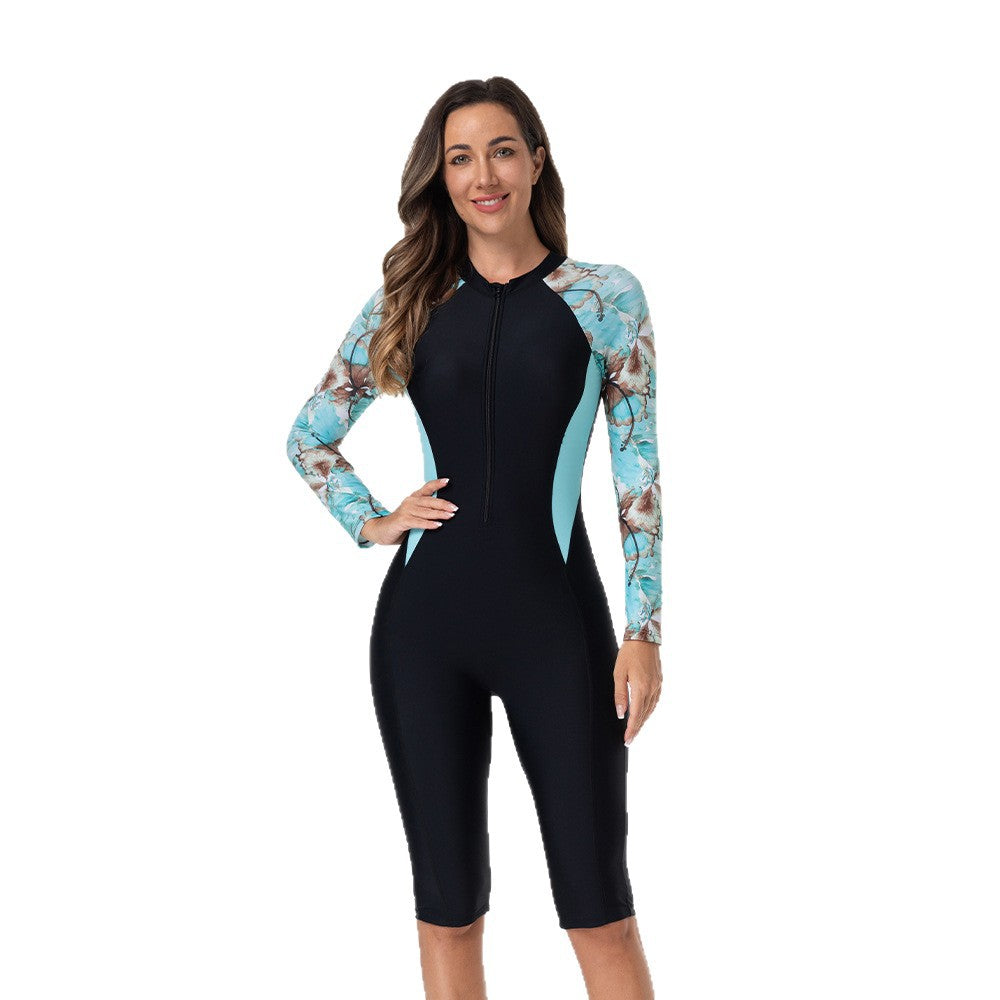 Damen Langarm Surfanzug mit UV-Schutz und stylishem Design Echo Archiv