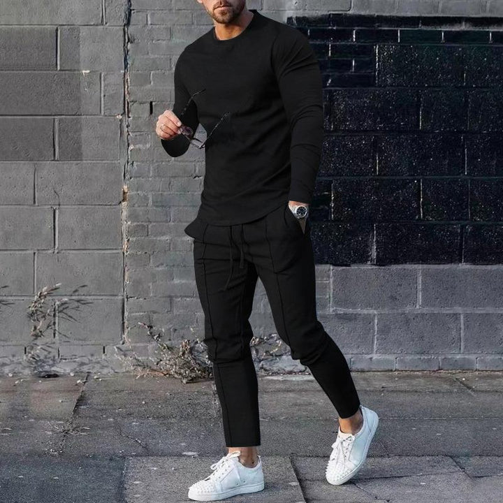 Herren lässiges Sweatshirt und Jogginghose Set Echoarchiv