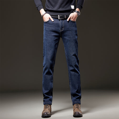 Herren Jeans im geraden Schnitt aus Stretch-Denim mit klassischem fünf‑Taschen‑Schnitt Echo Archiv