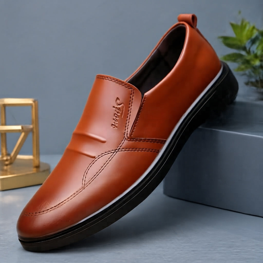 Herren Elegante und Bequeme Slip-On Lederschuhe Echoarchiv 1788175386