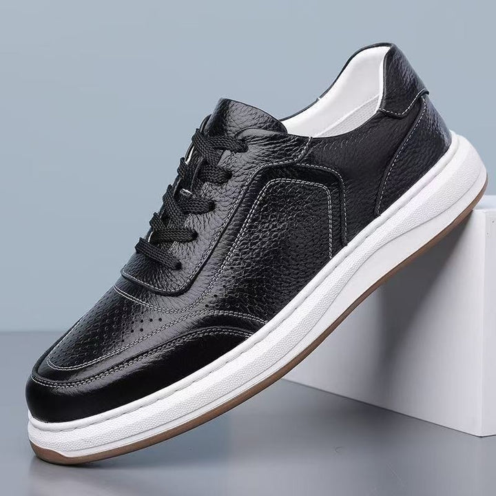 Herren Komfortable Leder Sneakers Echoarchiv