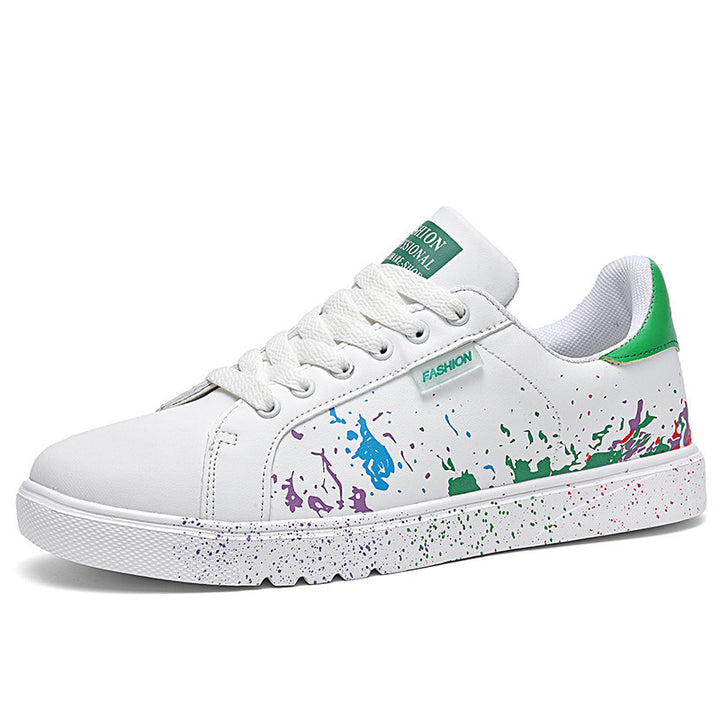 Unisex Freizeit-Sneaker mit Farbspritz-Design und gepolstertem Komfortfußbett – Norré
