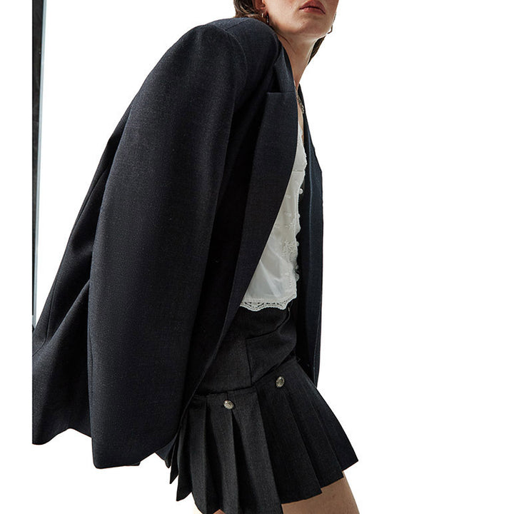 Damen Oversized Blazer mit lässigem Schnitt Echoarchiv