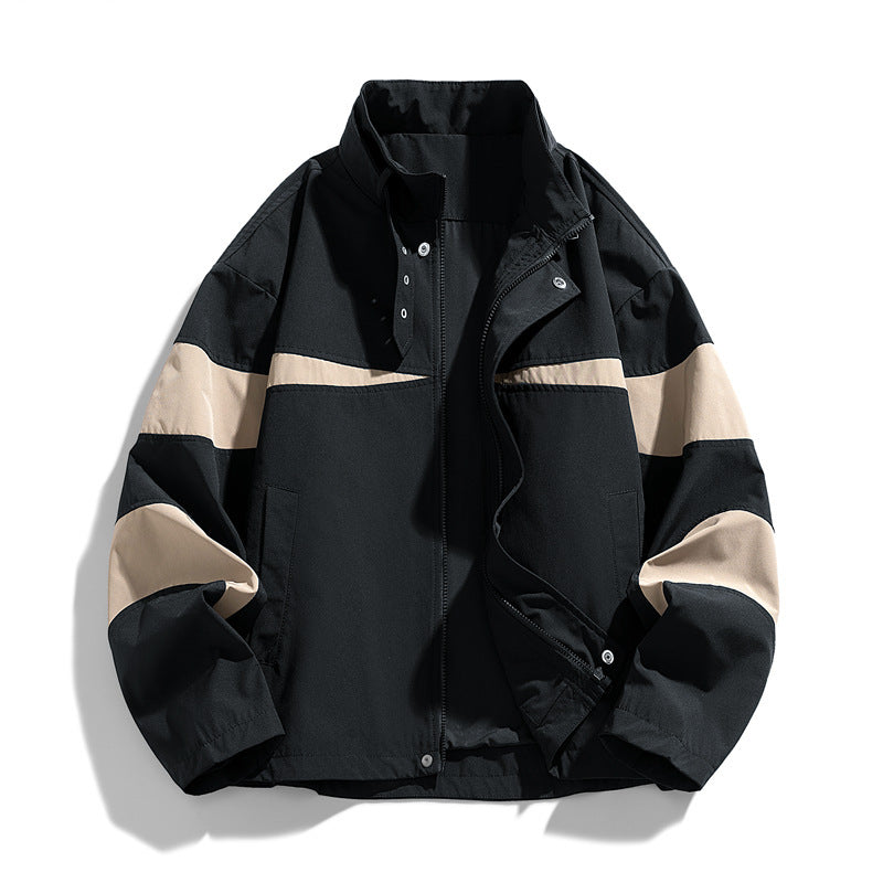 Herren Modische Sportjacke mit hohem Kragen Echo Archiv