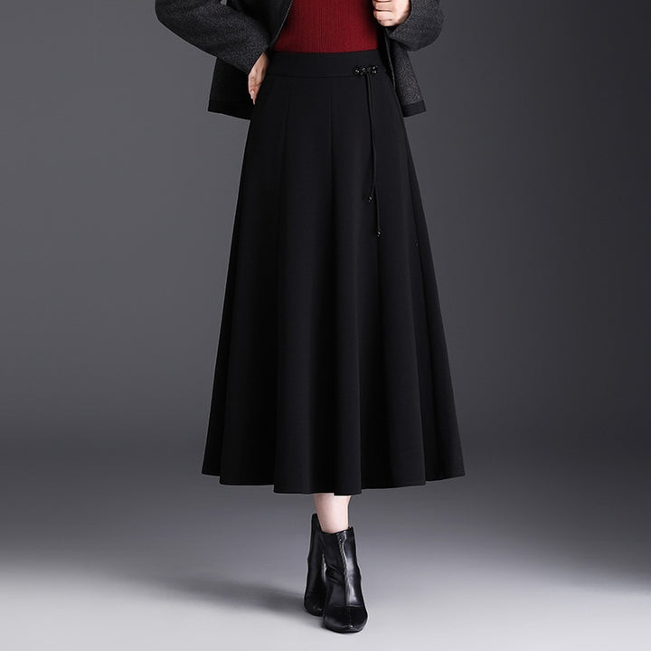 Damen Eleganter Maxirock mit hochfließendem Schnitt Echo Archiv